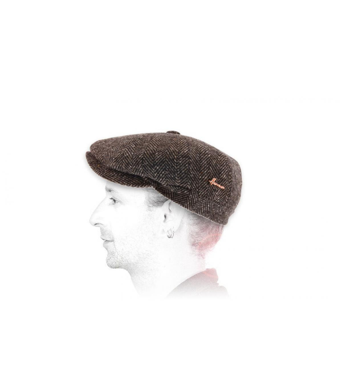 gavroche marron laine Advancer Wool brown gavroche marron laine Advancer Wool brown